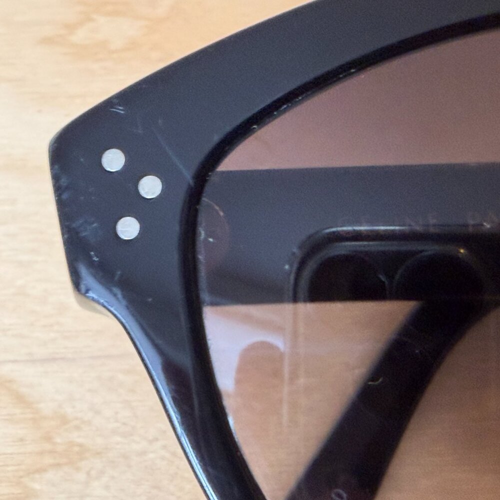 Celine CL40167I 01B Black Butterfly Sunglasses w/ Case - Picture 11 of 12